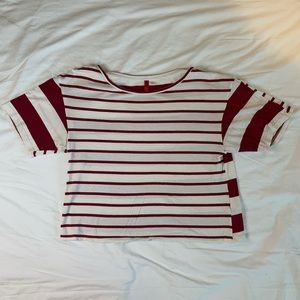 H&M Red & White Crop Top!